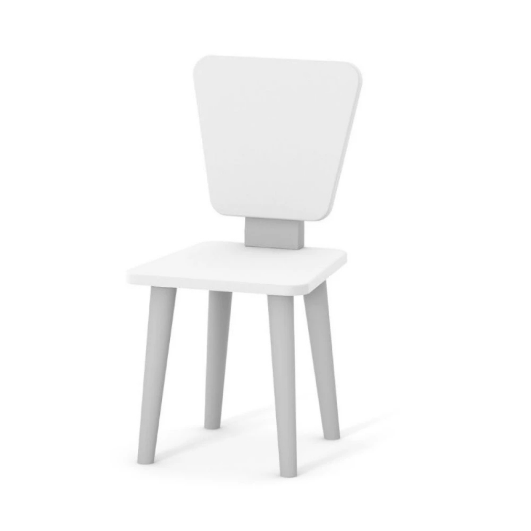 Dětský stolek Solli Gekko Kids, Bílá / Šedá